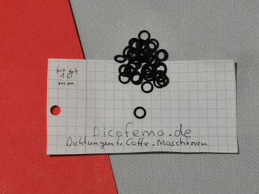 1 Stück 4,5 x 1 Schwarz EPDM