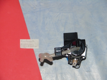Sysko Pumpe SAP.HP4 mit Jura Pumpenstütze, Jura Pumpenhalter, Feder, L-Schlauch am Pumpeneingang und Pumpenauflage Blau