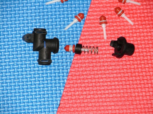 10 Stück Jura Nivona Rotel Miele Auslaufventil Nippel +Spitzkopf + O-ring Braun
