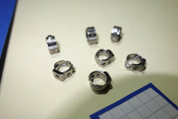10x Ötiker Klemme 7mm für Silikonschläuche - Saeco, Jura, etc. - P2