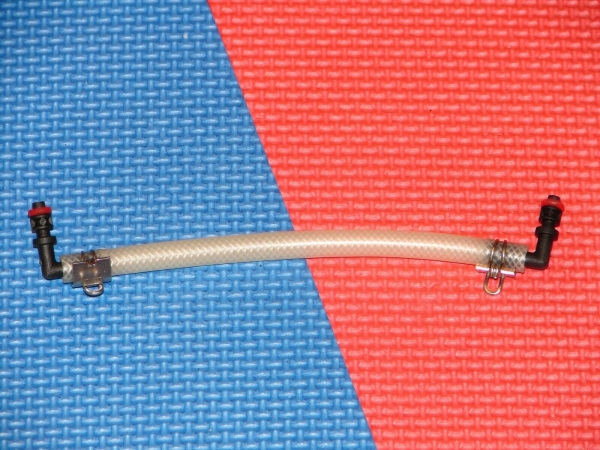 1x Jura Nespresso Gewebeschlauch mit Anschlüssen neuwertig gebraucht 140 mm