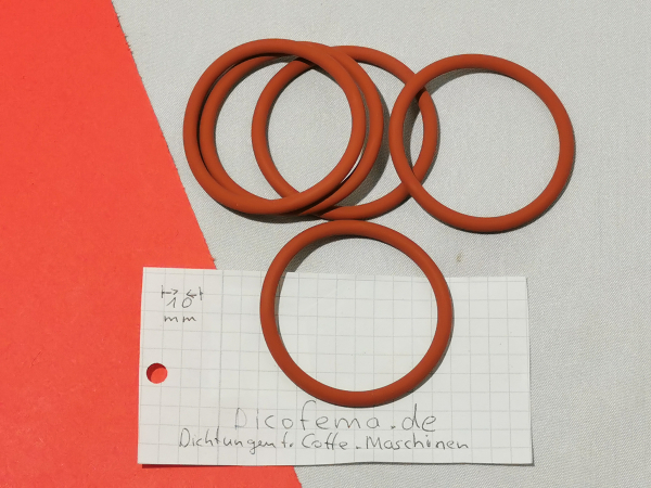 1 Stück 42 x 4 Rot Silikon