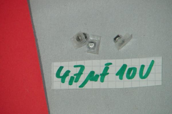 Condensator 4,7 µF50Volt