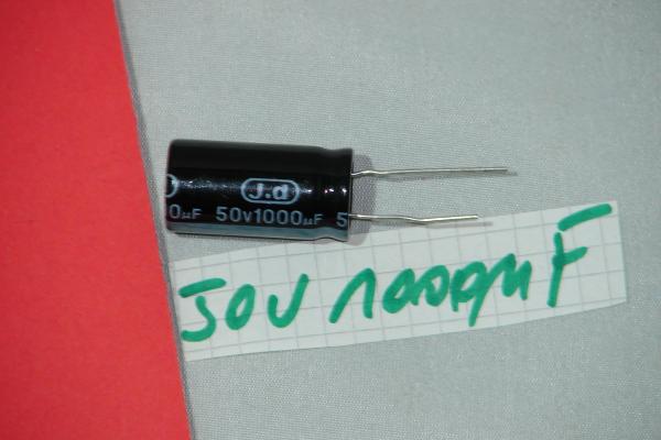 Condensator 50 Volt1000 µF