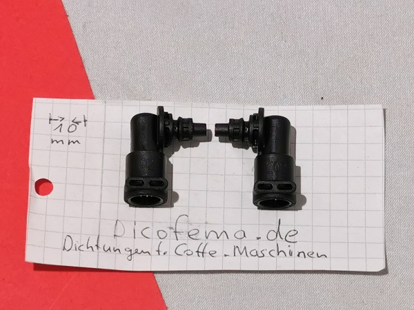 DeLonghi L-Anschluss für Schläuche Aussen -ø 4 mm - 5070579 -