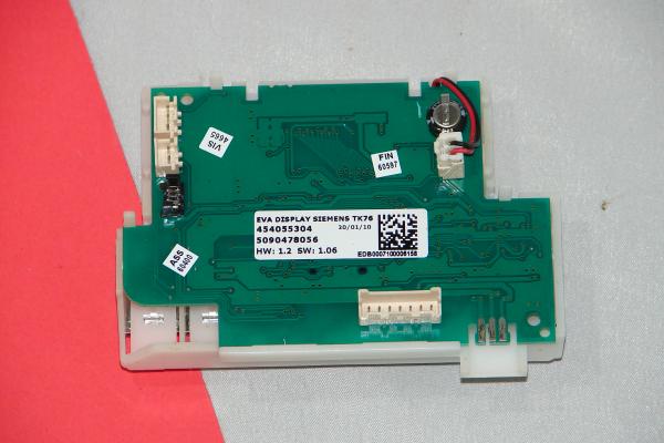 Bosch Siemens EQ EVA Display & Bedienplatine Siemens TK76 454055304 HW 1.2