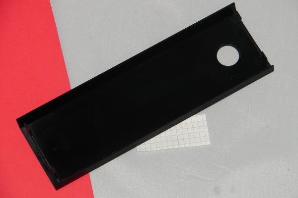 Klappe Abdeckung Jura C Serie linke Seite in schwarz matt
