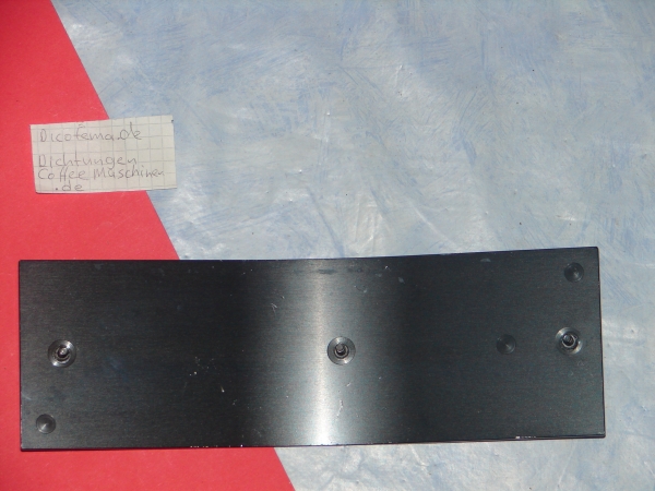 Jura Frontblende rechts und links Alu in Schwarz