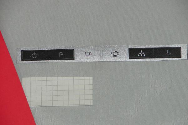 Jura Impressa F50 Aufkleber Schwarz&Silber