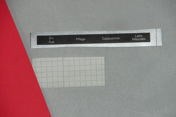 Jura Impressa S7-S9 Aufkleber Schwarz