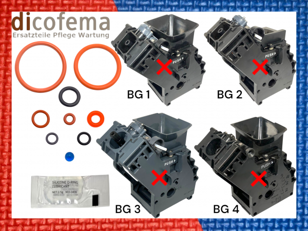 Saeco Incanto Universal Dichtungssatz für Incanto Brüheinheit / Brühgruppe