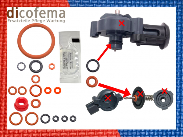 Saeco Odea Talea Universal Dichtungsset Reparaturkit O-Ringe