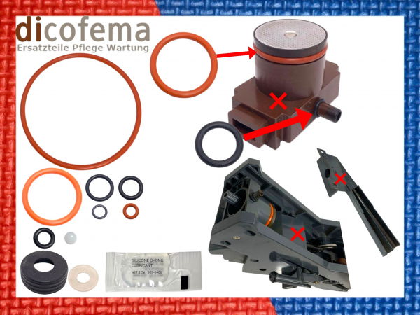 Saeco Family Superautomatica Universal Set Brühgruppe Pumpe Boiler Wassertank