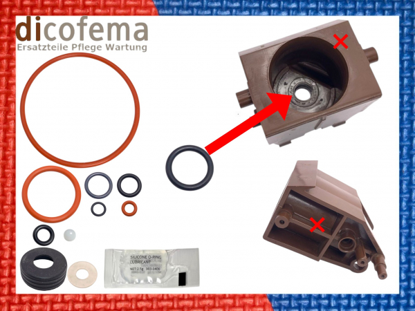 Saeco Family Superautomatica Universal Set Brühgruppe Pumpe Boiler Wassertank