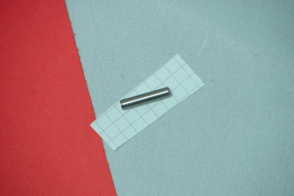Stab im Quetschventil