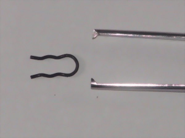 Pincette fuer Metallsplinte