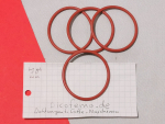 1 Stück  40 x 2,6 Rot Silikon