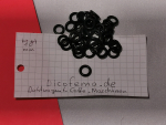 1 Stück 5,70 x 1,90 Schwarz EPDM