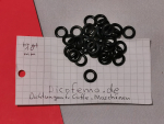 1 Stück  6 x 2 Schwarz EPDM
