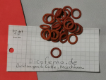 1 Stück 8 x 2 Rot Silikon