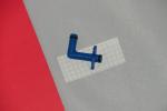 Frischwassereinlaufstutzen von Doppelventil - blau - EQ 5